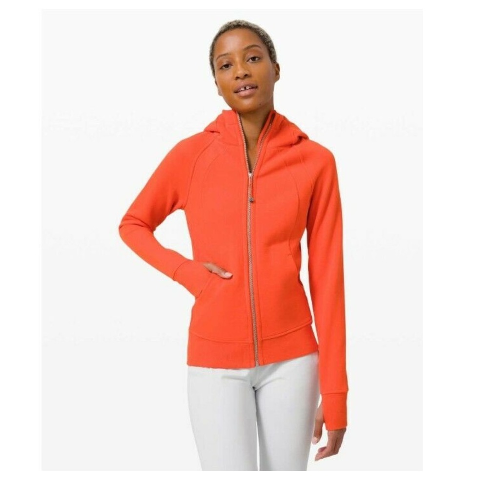 Lululemon Scuba Hoodie Size 6 Brick Red/Orange NWT